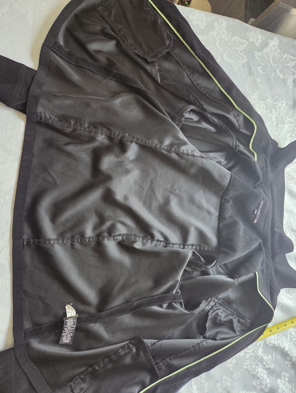 Optimum Nostalgia - Jacket Black Faux Suede Zip Up - Picture 6 of 13